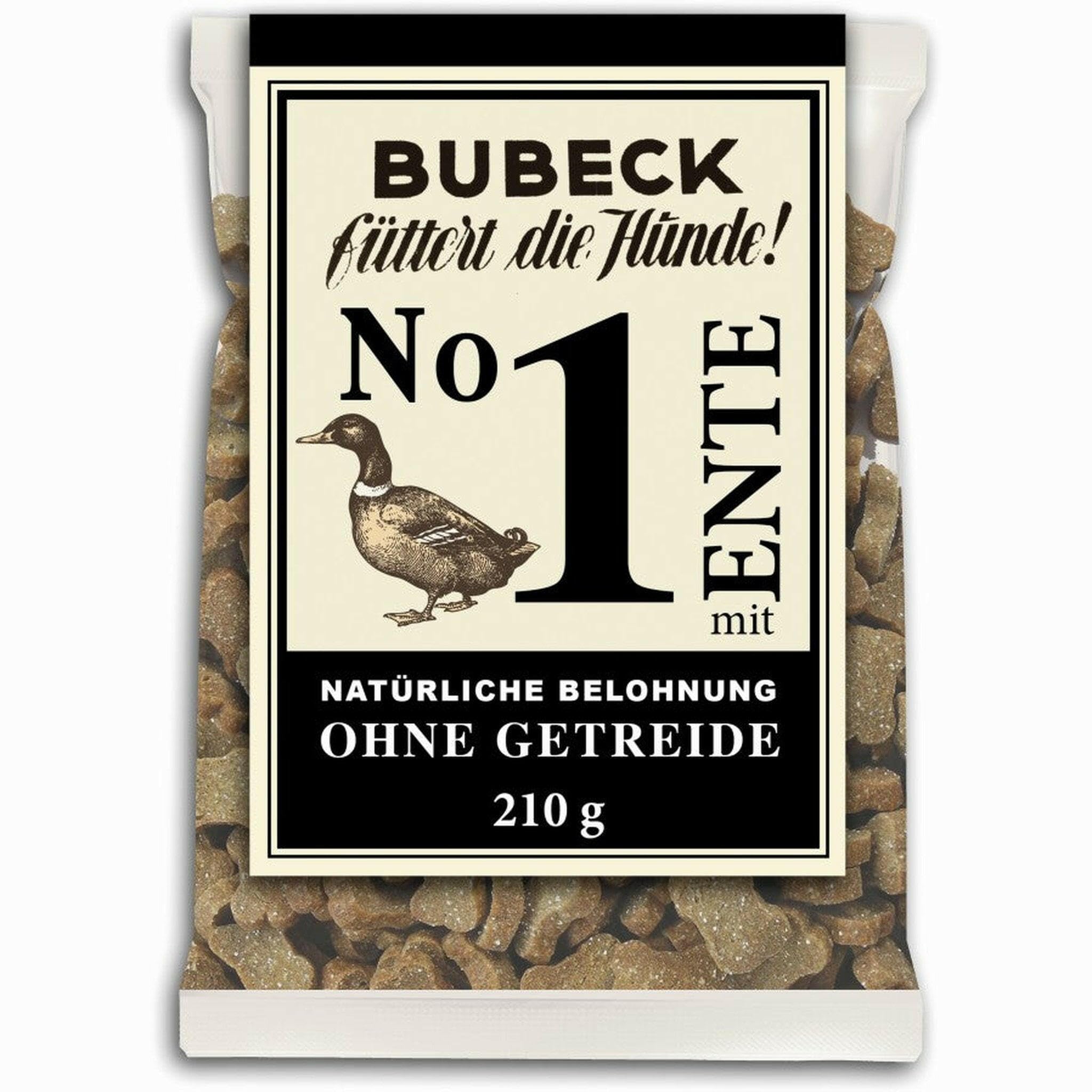 Numero 1 con anatra, mangime cotto, 210 g (etichetta in lingua italiana non garantita)