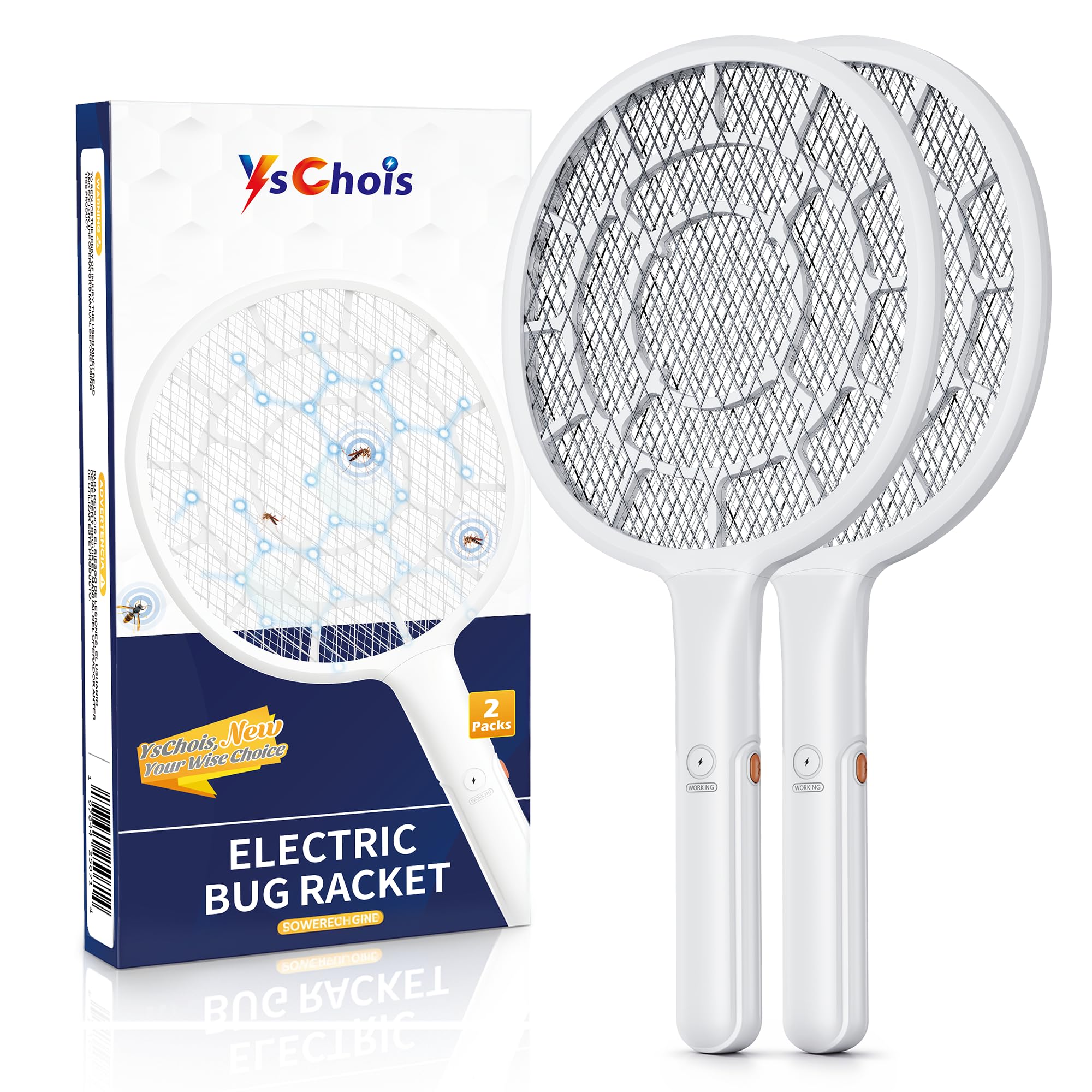 Amazon.com : YsChois Electric Fly Swatter, Bug Zapper