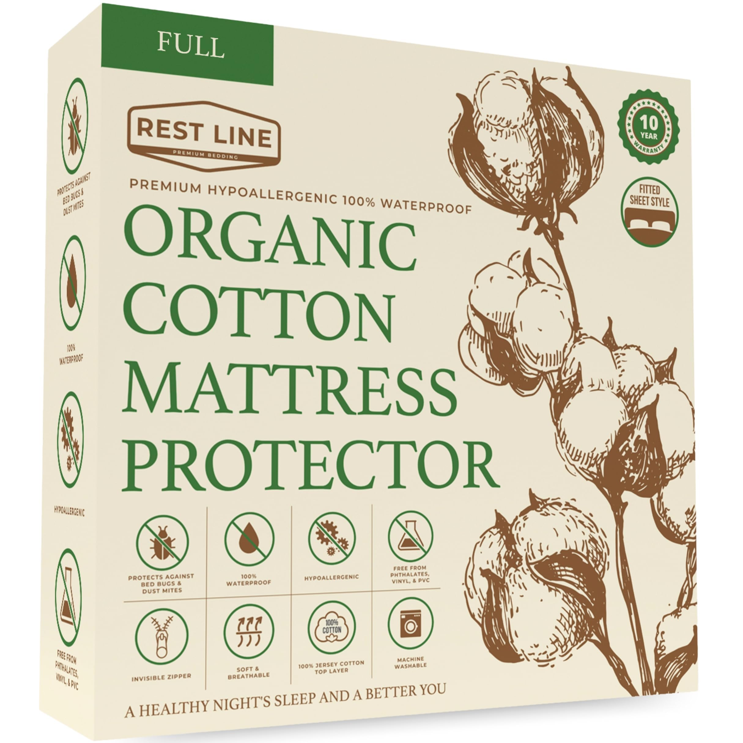 Rest Line Premium Organic Cotton Protector
