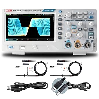 UNI-T UPO1202CS Digital Oscilloscope 200MHz 2Channel 1GSa/s 56Mpts 150,000wfms/s