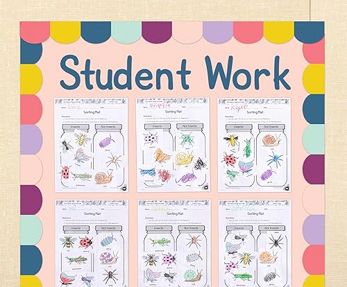 Miniatura 2 de Teacher Created Resources Paquete combinado de letras clásicas modernas azul pizarra de 4"