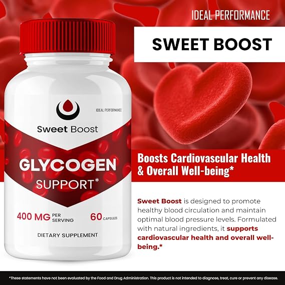 Sweet Boost Capsules, SweetBoost Glycogen Support Pills, Sweet Boost Dietary Supplement, Maximum Strength SweetBoost Glyco Support Advanced Formula, SweetBoost Pills, Sweet Boost Reviews (2 Pack)