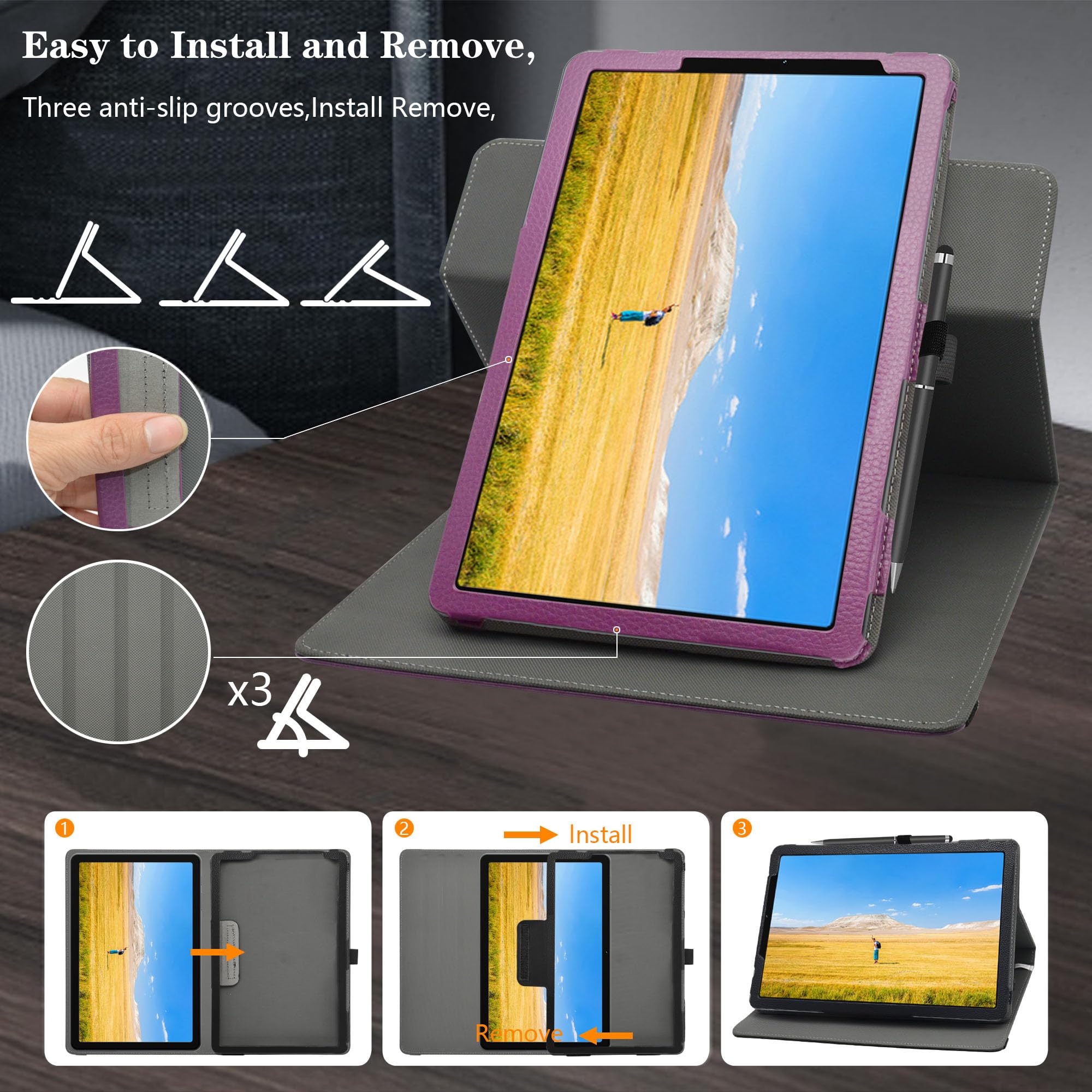 RebotAi A9 8インチタブレット　専用カバー付き Amazon.co.jp: MAMA MOUTH for RebotAi A9 ケース,360回転ケース＋外