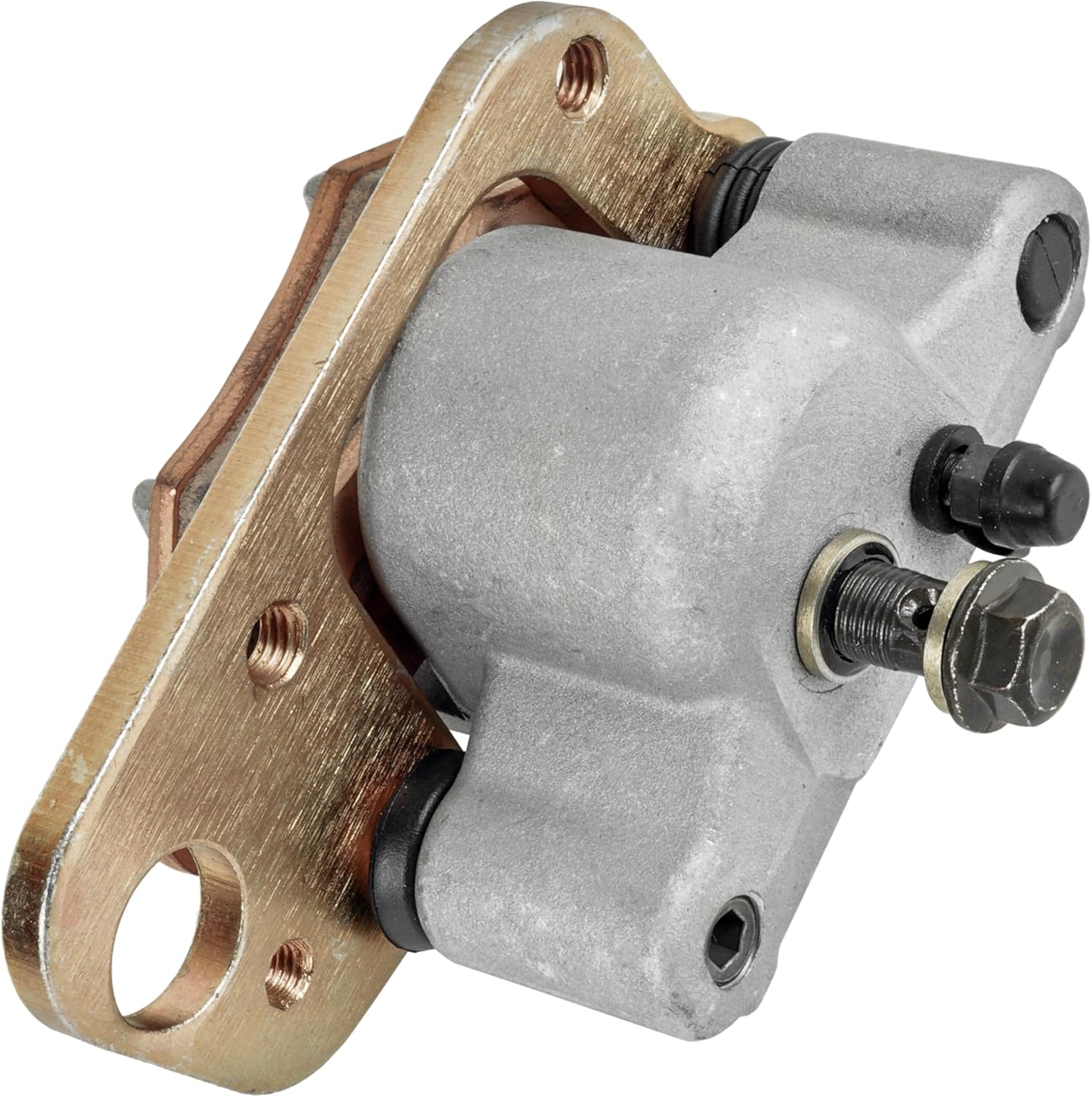 Caltric Front Right Brake Caliper with Brake Pads Compatible with Polaris Trail Blazer 250 2005 2006/1910869