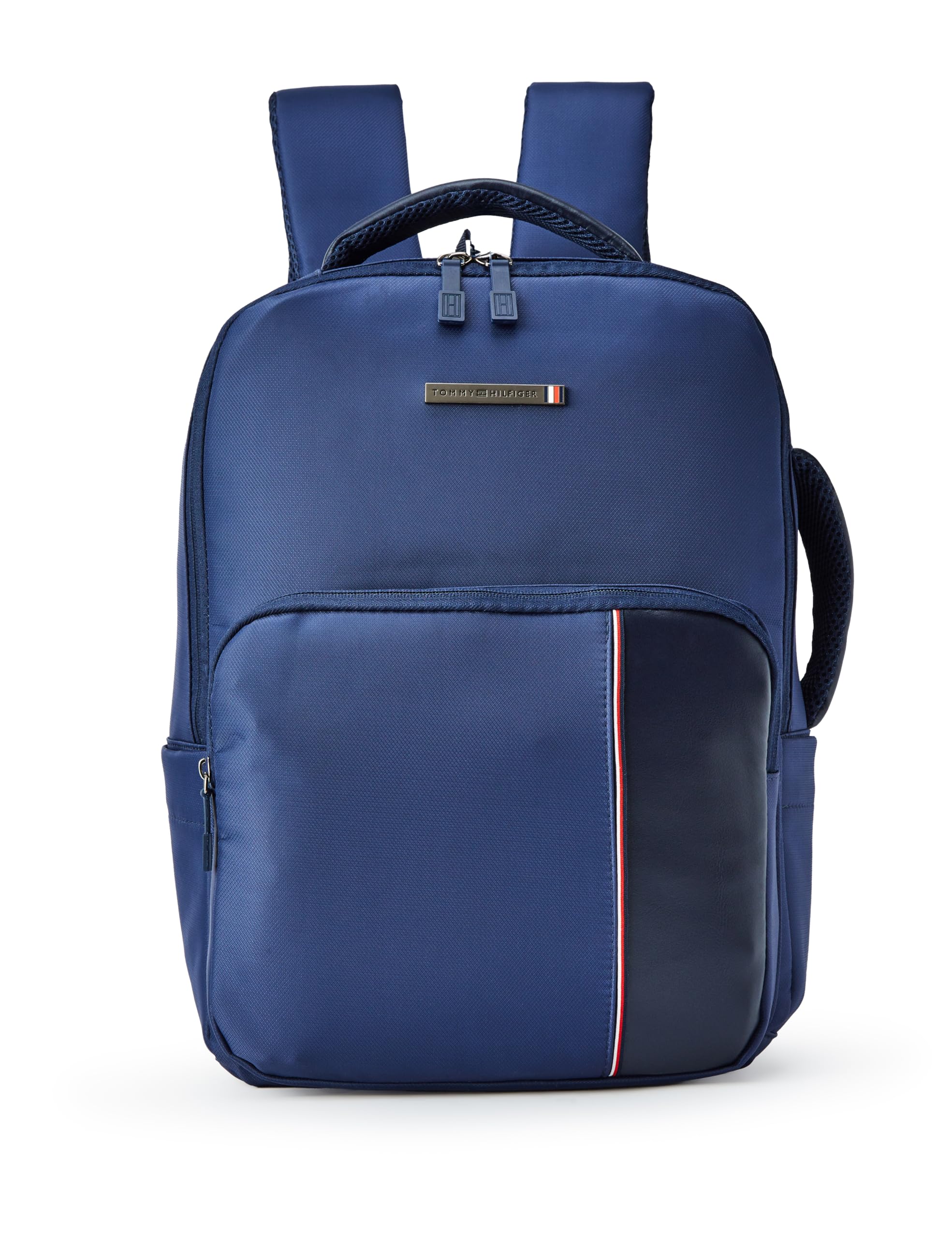 Tommy Hilfiger Professional Laptop Backpack Atna | Backpack for School, College and work | Water-Resistant | Fits 14-inch Laptop | Trolley Holder & 1-Year Warranty | 17L Capacity
