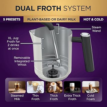 Ninja Luxe Cafe Pro Series, Espresso, Cold Brew, Hot Water, ES701
