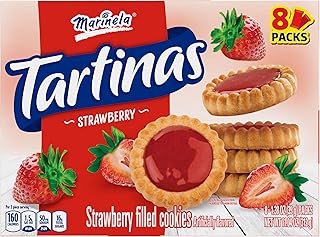 Marinela Tartinas Fresa Strawberry Filled Cookies | 8 Count