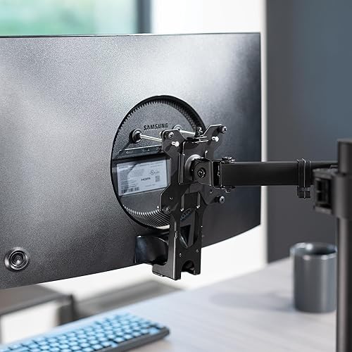 Miniatura 4 de VIVO Soporte de placa adaptadora VESA de fijación rápida diseñado para monitores Samsung Serie CF397 y CRG5, compatible con kit de conversión de
