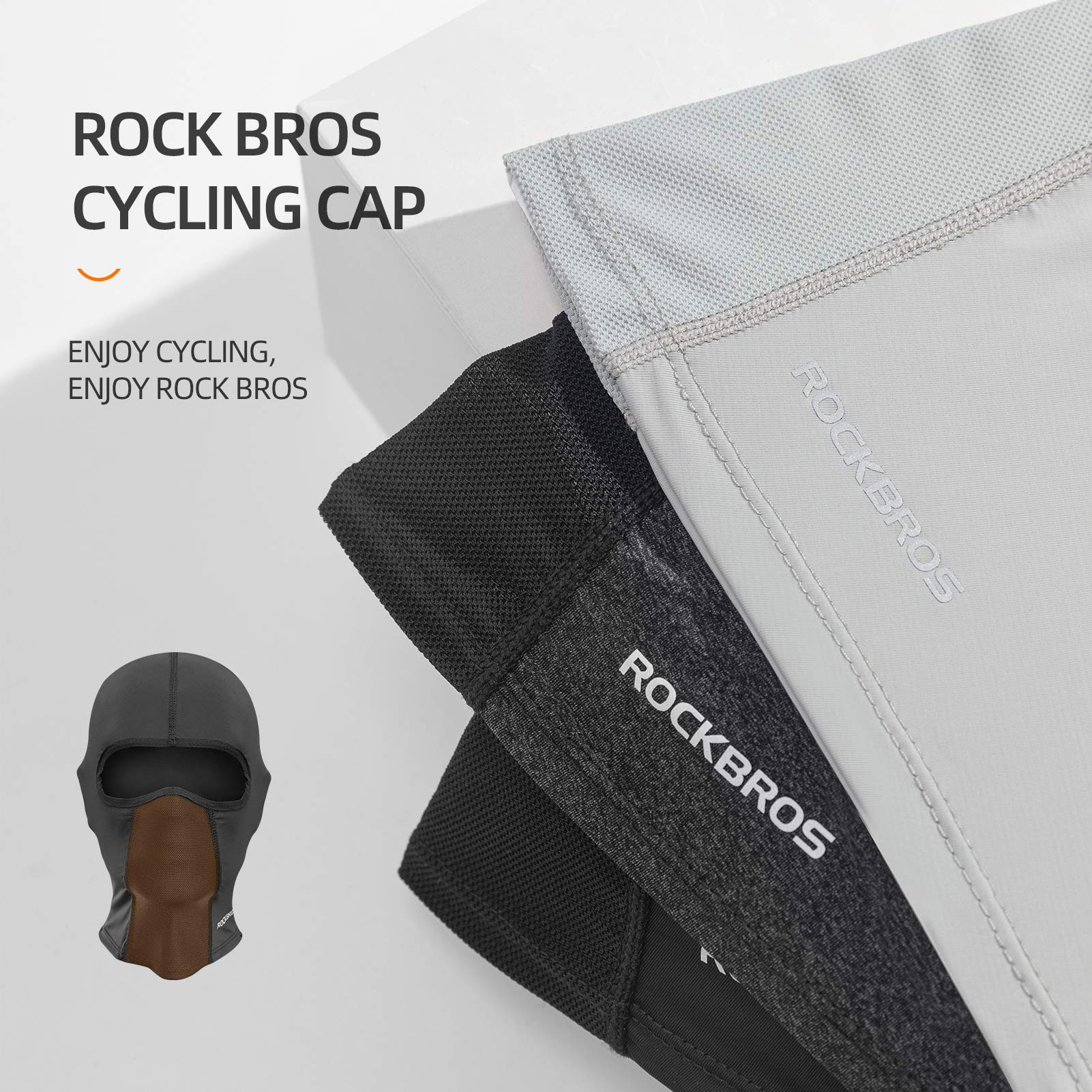 ROCKBROS Scaldacollo Estivo UPF 50+, Sottocasco Protezione UV - 4