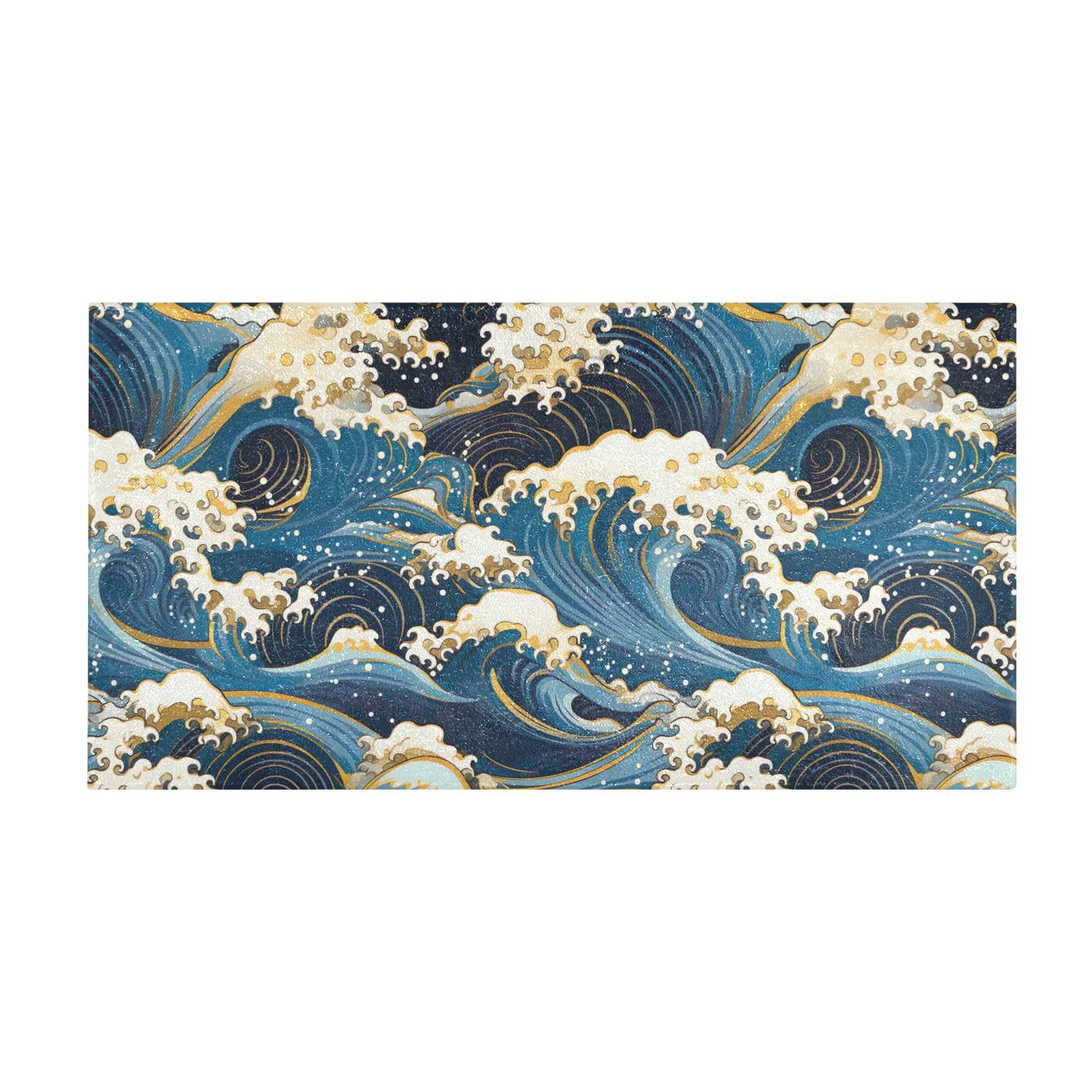 Amazon.com: J JOYSAY Blue Ocean Bathroom Rug Mat Ultra Soft