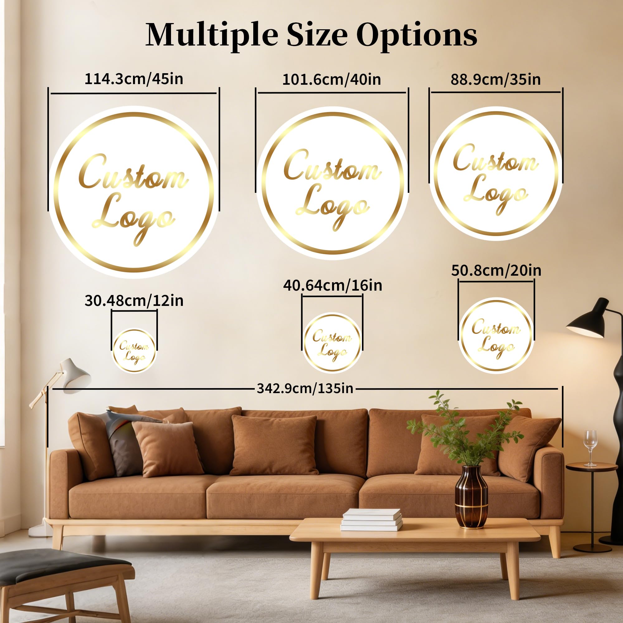 Personalisiertes LED Neon Logo Schild, Dimmbare Personalisierte Neon Leuchtreklame mit Firmenlogo, Neon Schild Personalisiert Logo, Shop, Café, Bar & Büro, Firmenlogo