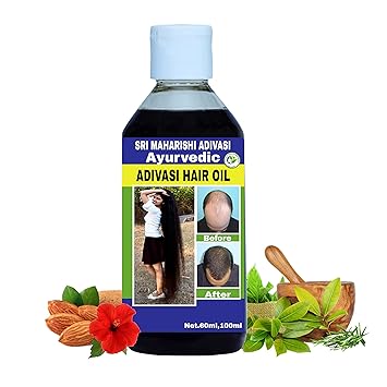 SRI MAHARISHI ADIVASI AYURVEDIC HAIR OIL 100ML