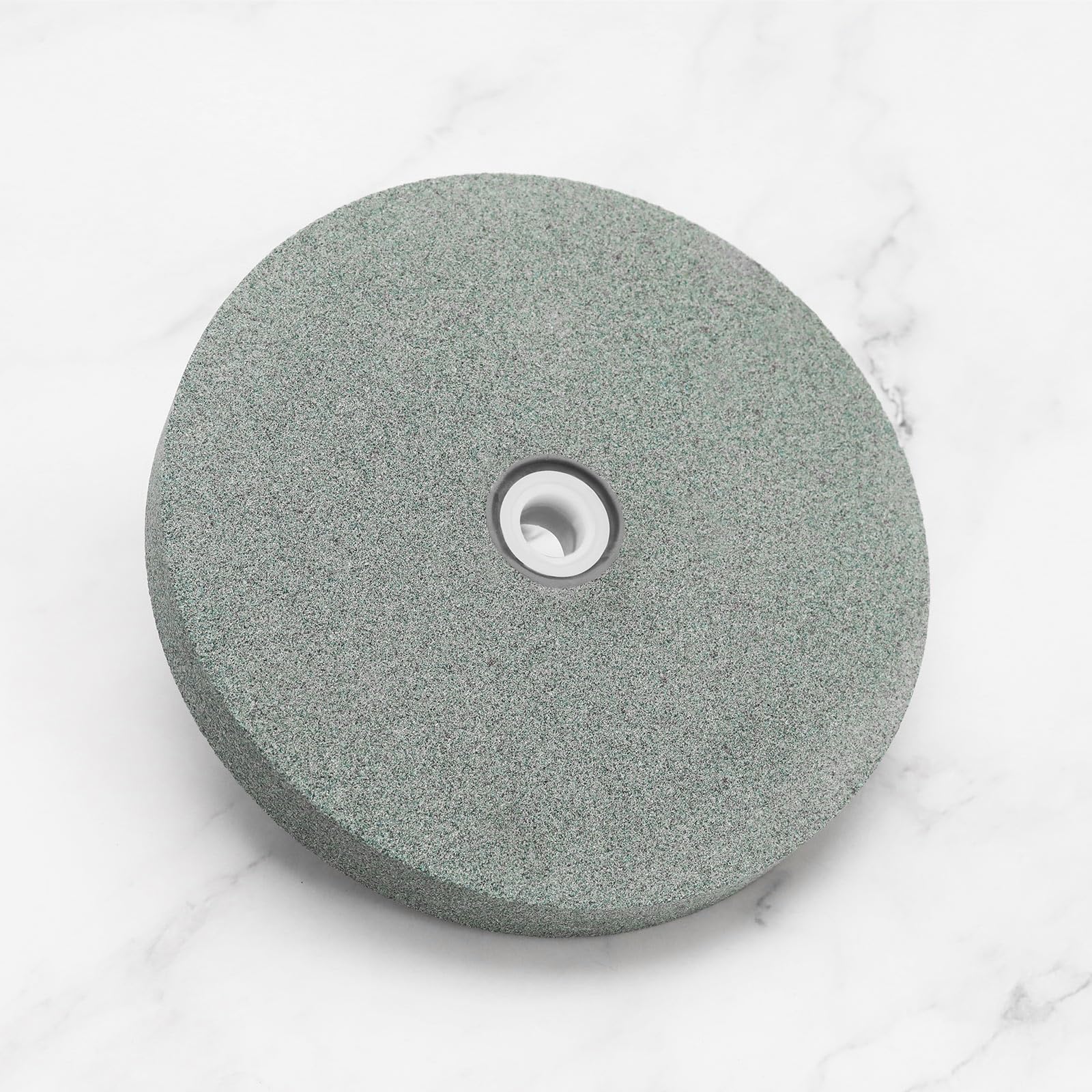 Meule Plate en Carbure de Silicium de 150mm Broche de 1/2 Pouce Grain 80 Meule de Table Utilisée pour Meuler et Affûter les Outils en Alliage Dur Matériau Non Métallique