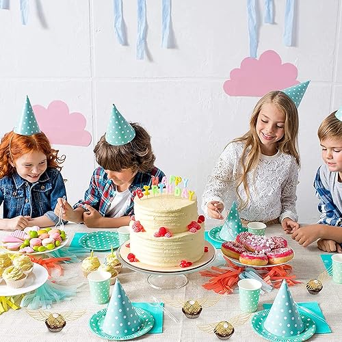 Miniatura 4 de 50 piezas de decoración de cupcakes de chocolate con purpurina dorada para magos, decoración de fiesta de mago, decoración ahuecada para suministros