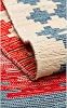 NOMAD NMD 04 NAVY Yıkanabilir, Çift Taraflı Kullanıma Uygun Yumuşak Tuşeli Otantik Kilim, Çok Renkli, 80 x 150