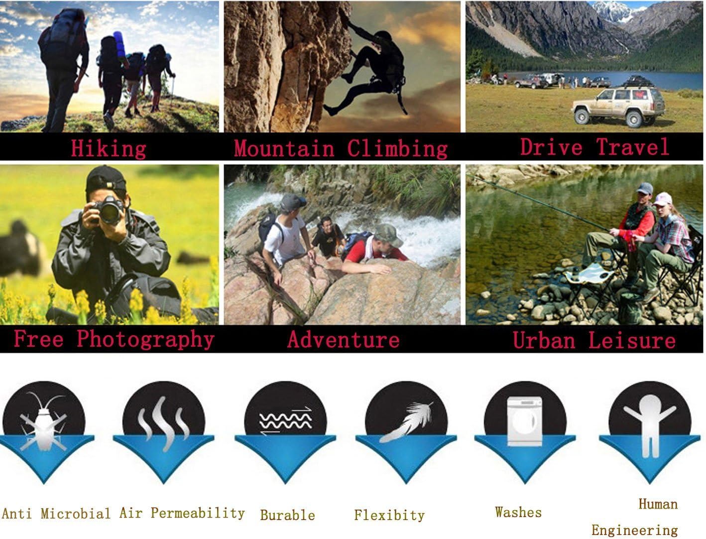 Flygo Men's Vest Plus Size 16 Pockets Leisure Outdoor Lightweight Fishing Photo Journalist Vest