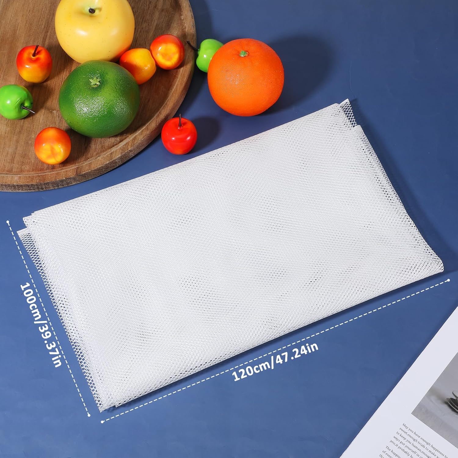 Sushi Cooking Net 47" X 39" Rice Net Mesh Non-Stick Rice Cooker Napkin Rices Steamer Cloth Reusable Cooking Steam Cloth Nylon Cookings Napkin Bamboo Steamer Mat Clothes for Restaurants Home Camping