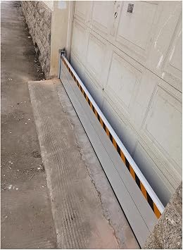 1.3ft High Garage Door Flood Barrier Threshold Kit, Detachable Aluminum Shield Door Water Stopper Barrier for Basement/ Front Door/ Gates/ Sliding Door, 2ft-13.5ft Long  Color H 1.3ft/0.4m , Size