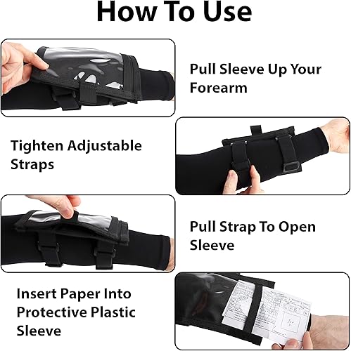 Miniatura 5 de CAT Outdoors Shooter - Muñequera militar - Entrenador táctico de muñeca QB - Muñequera tácticabolsa de muñeca para hombres - Bolsa táctica para mapa