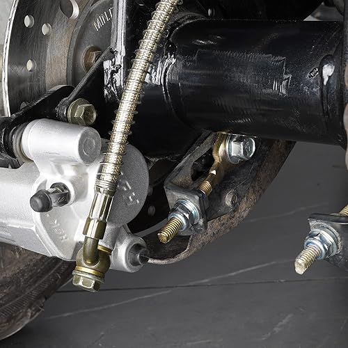 Miniatura 6 de Ajustador de eje de cadena M8 de 0.472 in, compatible con 50cc 70cc 90cc 110cc 125cc 250cc Buyang TaoTao Kazuma Chinese Coolster Peace ATV 4 ruedas