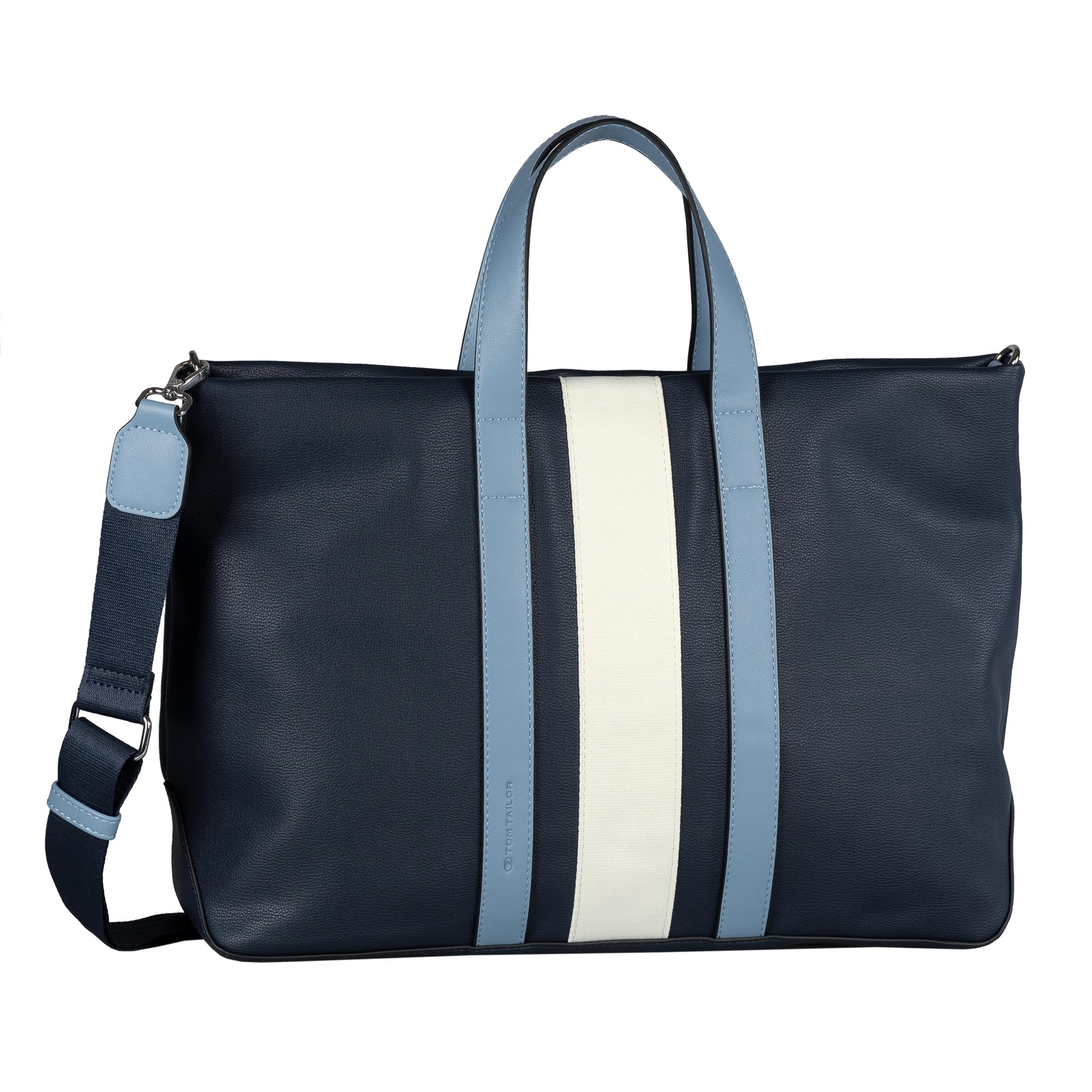 TOM TAILOR Women's Zena Shopper, dark blue, L, Fashion