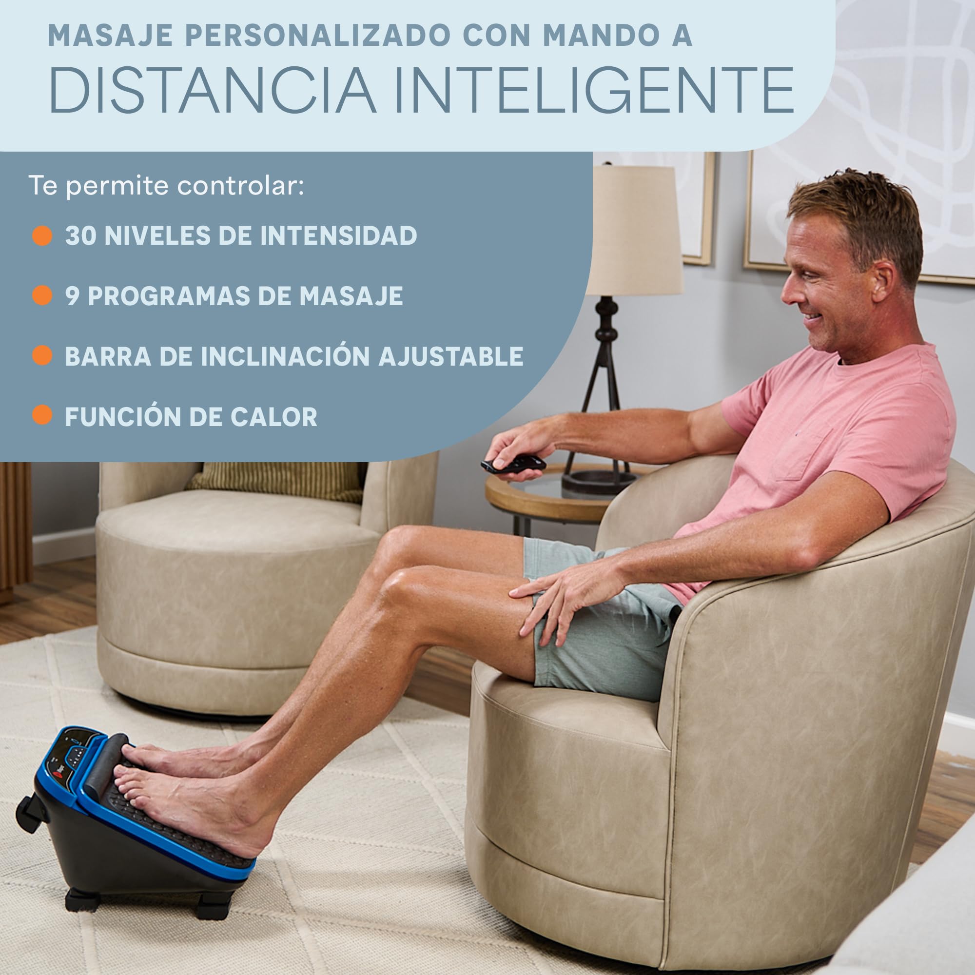 Masajeador de Pies y Pantorrillas LifePro para Neuropatía con Calor – Terapia relajante para circulación sanguínea y revitalización