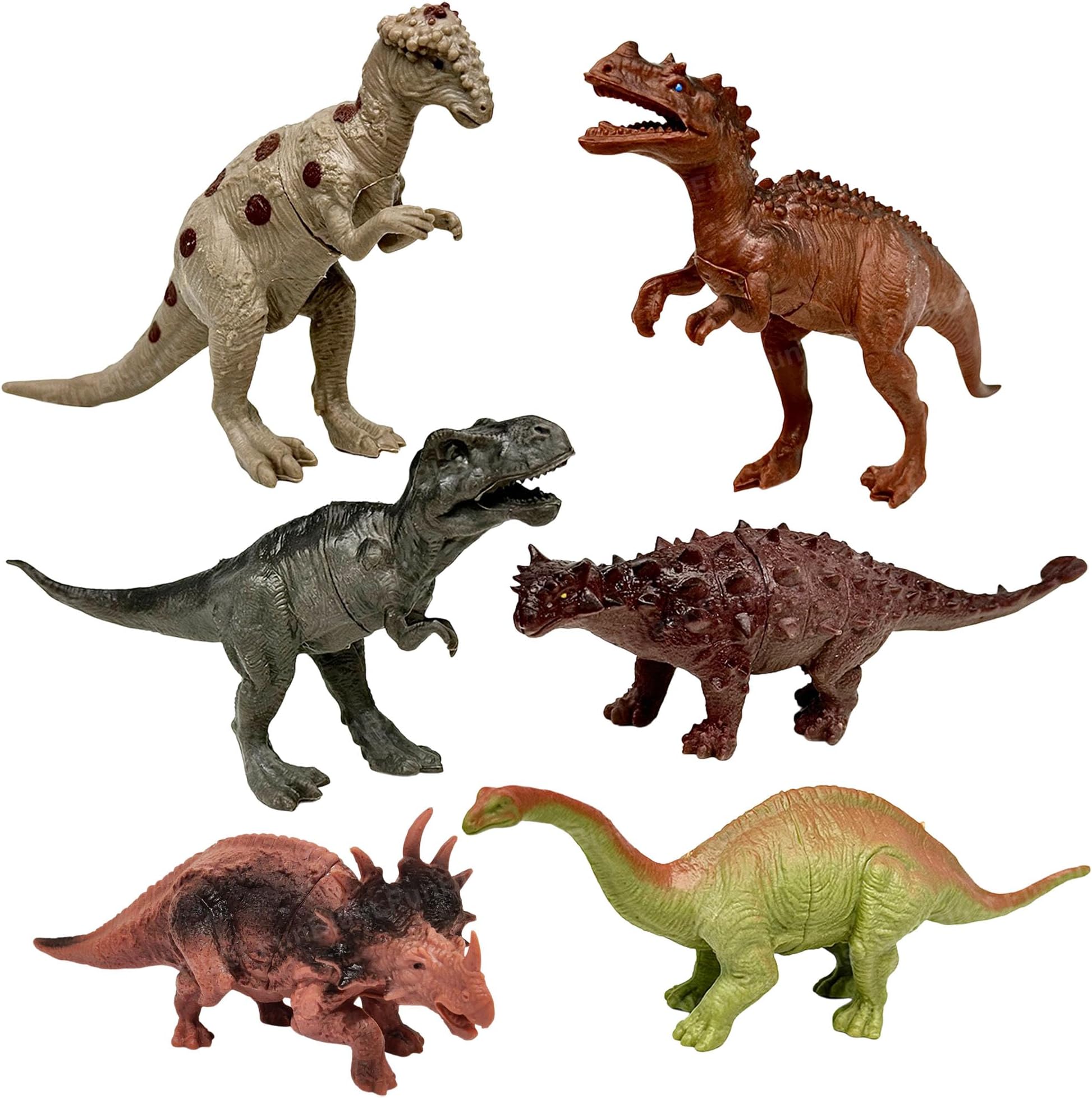 - FunBlast Dinosaur Toy for Kids - Pack of 6 Pcs Dinosaurs Animals Figures Toys for Kids, Boys, Dinosaur Toys for Kid, Animal Figure Play Set for Kid (Multicolor)