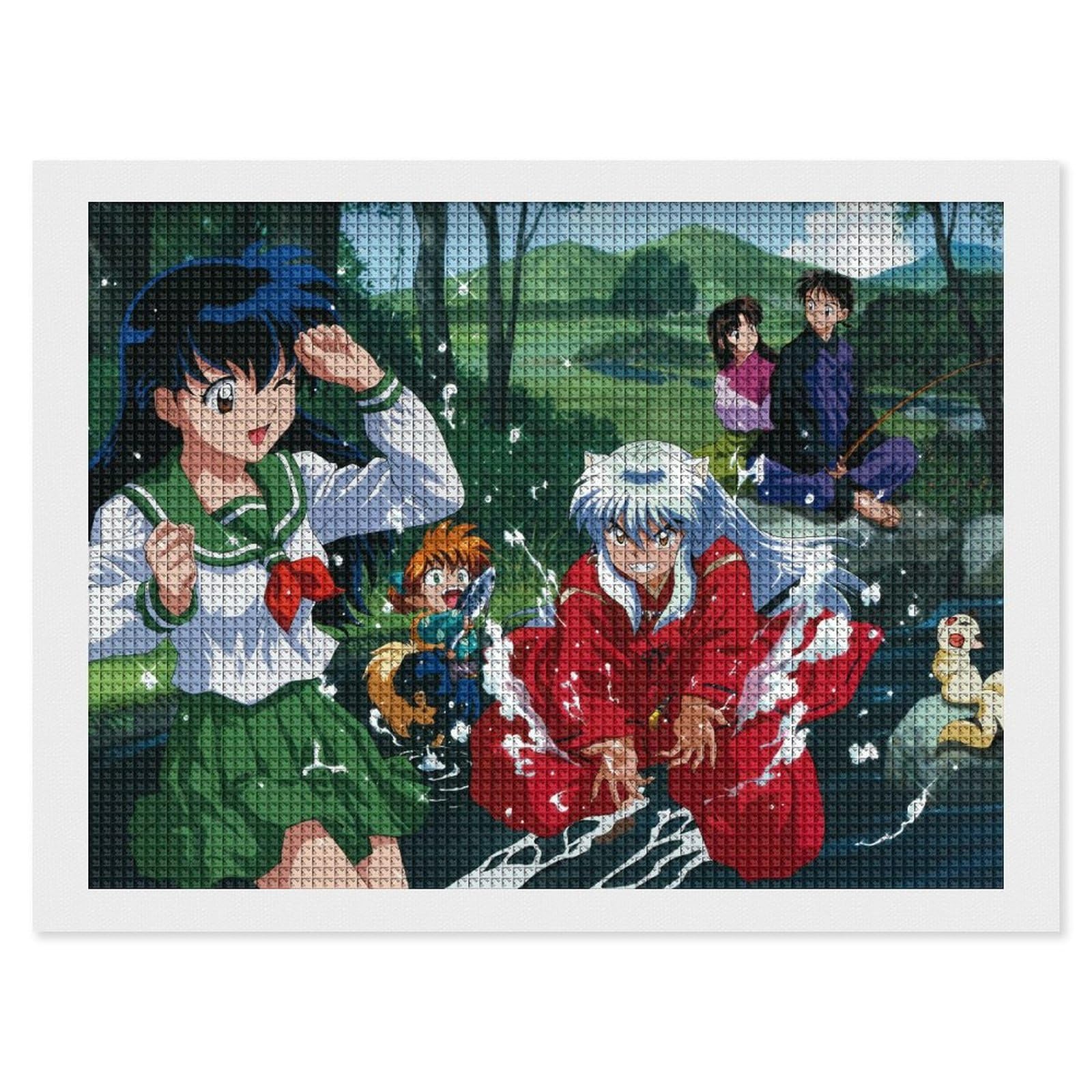 Amazon｜for 犬夜叉 ダイヤモンド画 5Dダイヤモンドアート 壁画 壁掛け