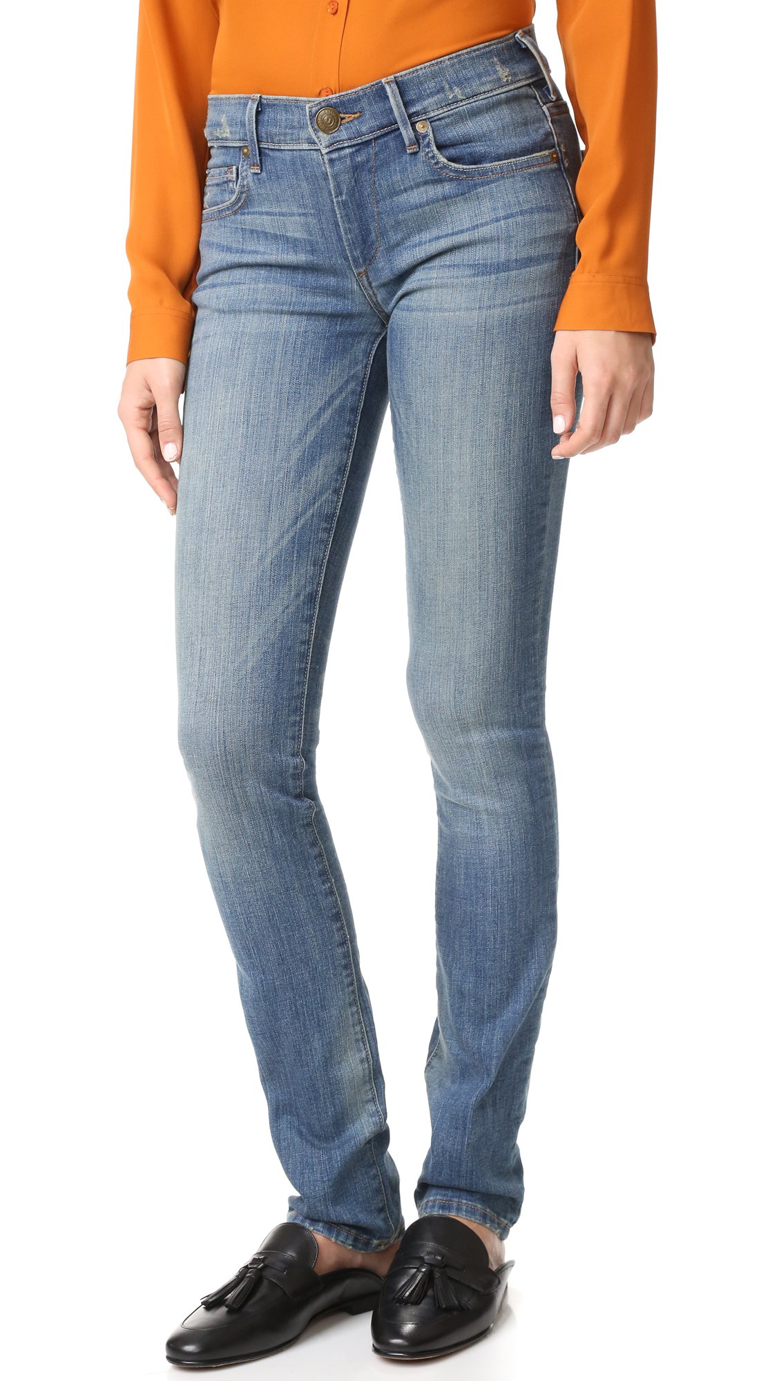 True Religion Women's Cora Midrise Straight