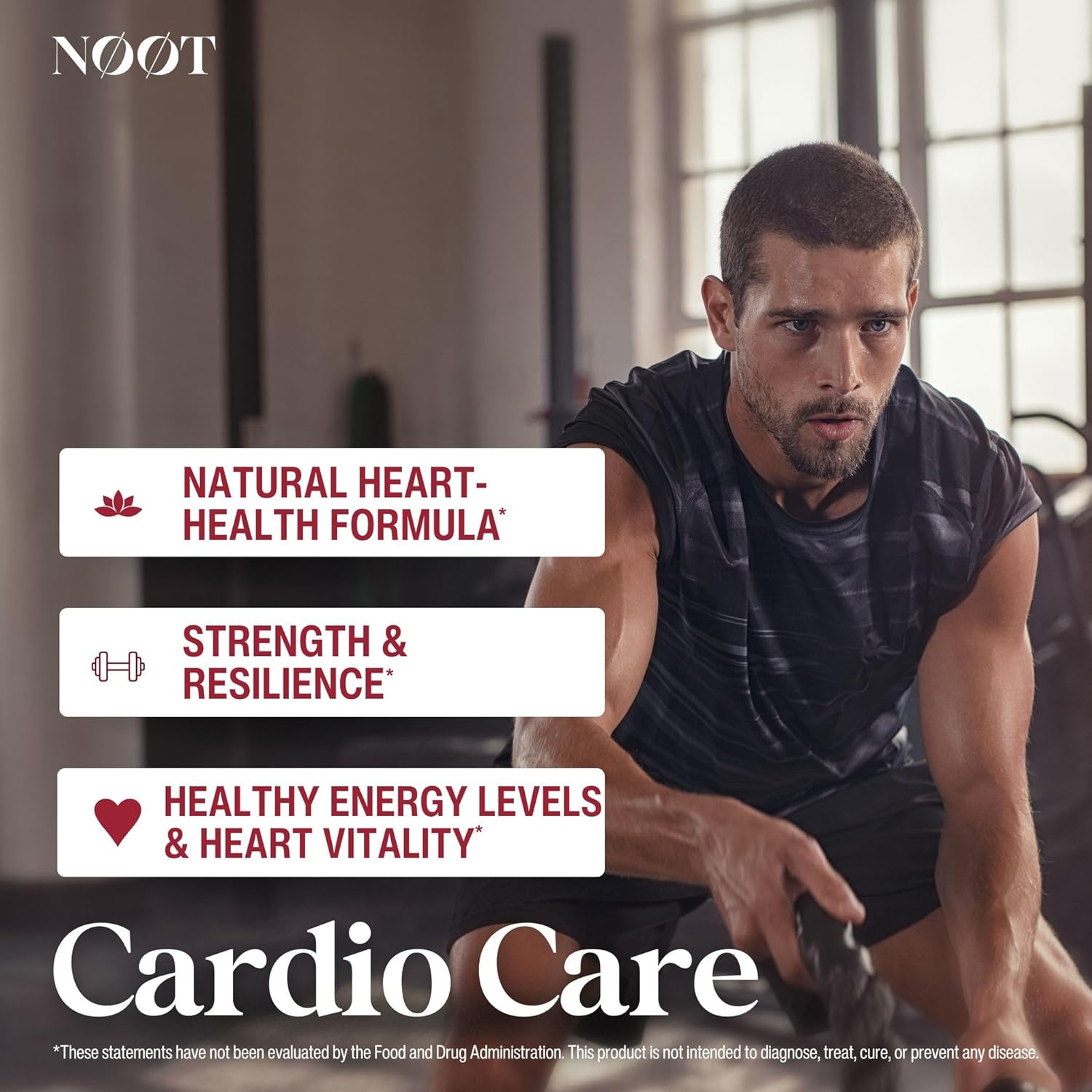 NOOT Cardio Care – Heart Health & High Blood Pressure Support for Men and Women, Natural Cardiovascular Formula with Olive Leaf, Grape Seed Extract, Lycopene & Rutin for Improved BP, 60 Capsules - Image 2