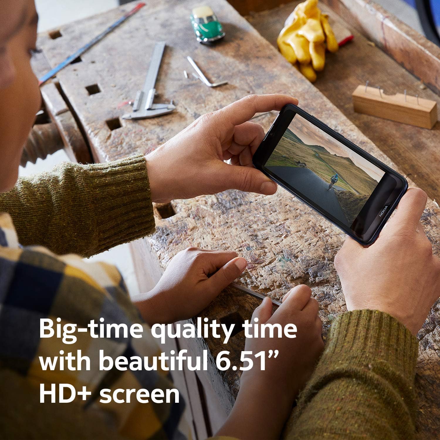 Nokia 1.4 | Android 10 (Go Edition) | Unlocked Smartphone | 2-Day Battery | Dual SIM | US Version| 2/32GB | 6.51-Inch Screen | Charcoal