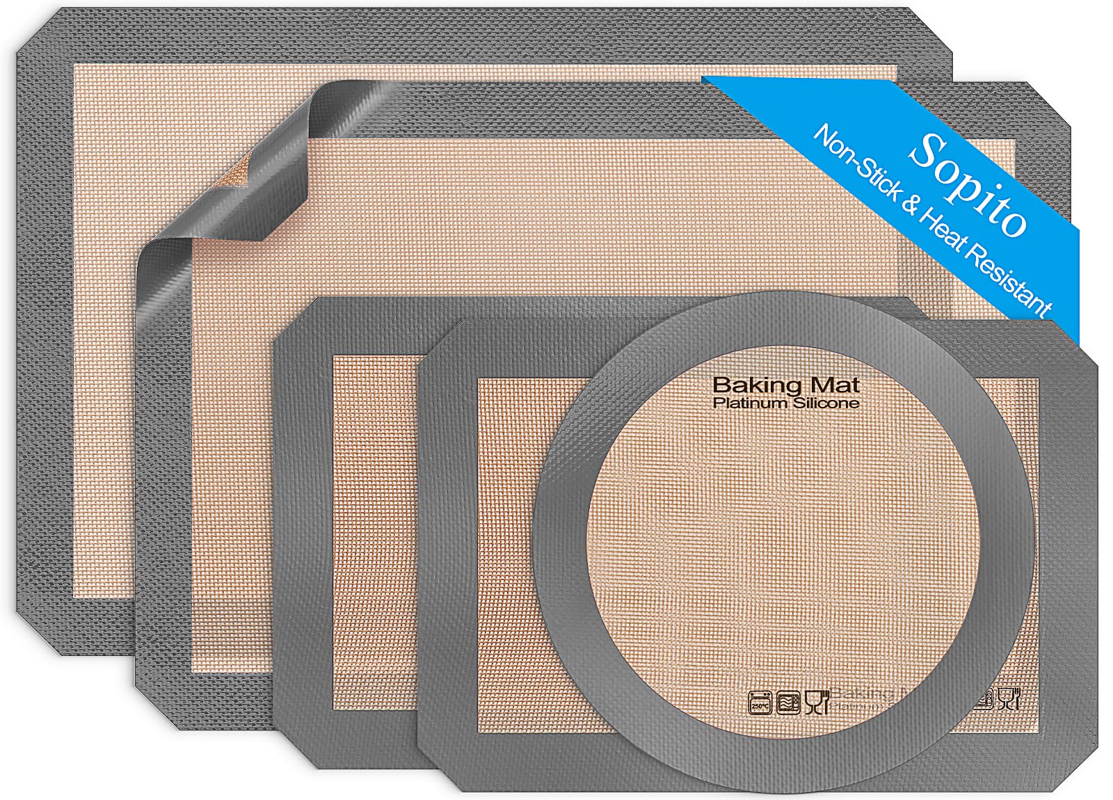 4 Tappetini Forno Perforati In Silicone 30x21 Cm, Antiaderenti Riutilizzabili, Adatti A Biscotti E Pane