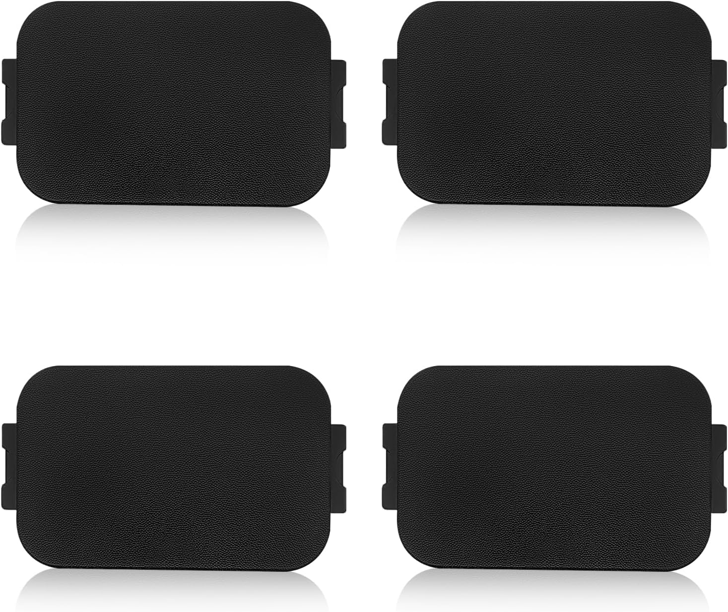 ZOKYUYS® Truck Bed Rail Cap Plastic Bedrail Insert Plug Box Stake Pocket Cover Fit for Ford F150 97-14, F250/F350/F450/F550 Super Duty 02-16, Replace 5L3Z-99290D90-AAA 5L3Z99290D90AAA 4PCS/Black