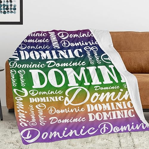 Miniatura 2 de Manta personalizada con texto, manta personalizada para adultos, niños (03, 30 x 40)