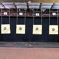 Vista 8 de Guyuyii 1/2/3/4000 unidades (marrón/negro) Calcomanías de reparación autoadhesivas para objetivos de cartón y papel de tiro con arco