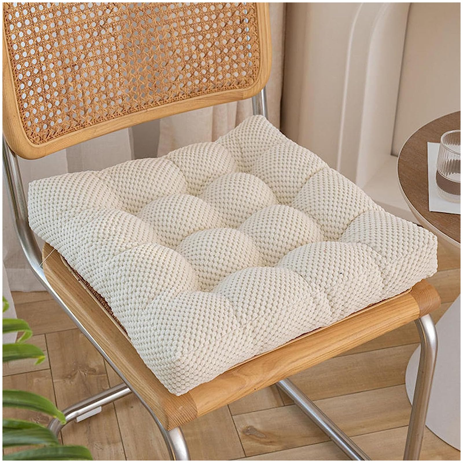 Coussin de chaise de jardin en velours pour des moments cocooning