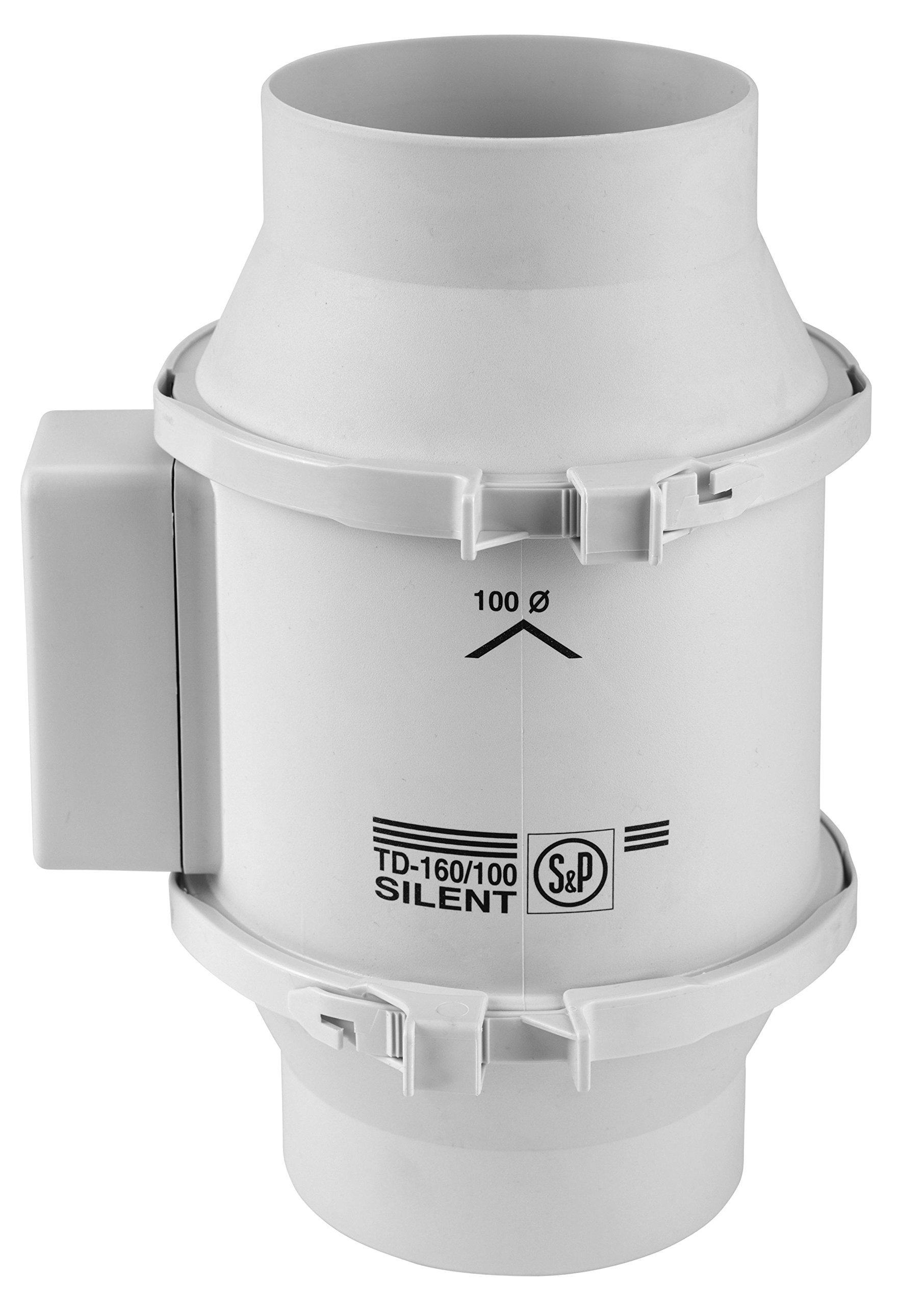 S & P td-​mixvent-​t – Extracteur hélicoïdal intermédiaire TD-​160/​100nt 35 W 2500rpm