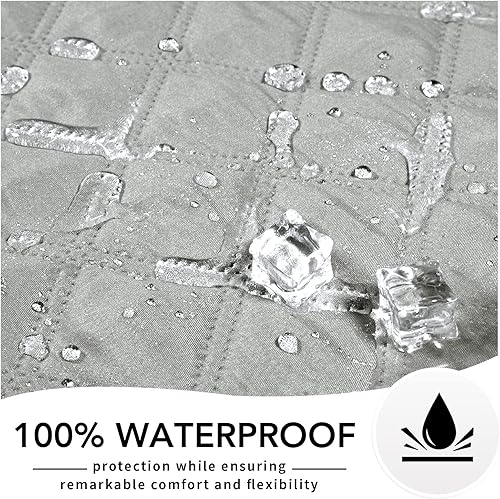 Miniatura 6 de Easy-Going Funda de cama 100% impermeable para perro, manta antideslizante para muebles, funda de sofá lavable, funda de sofá de replacer (40 x 50