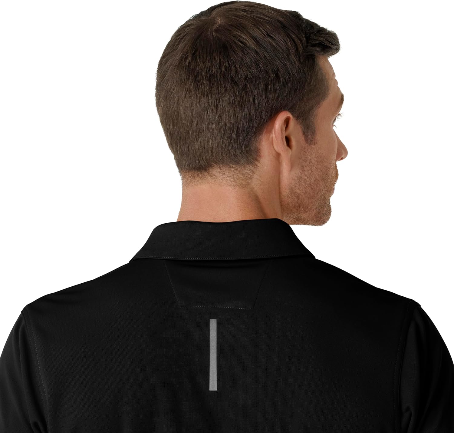 Carhartt Rugged Flex RSCU Scrubs for Men, Lightweight Short Sleeve Polo Scrub Top - Black, S - Image 7