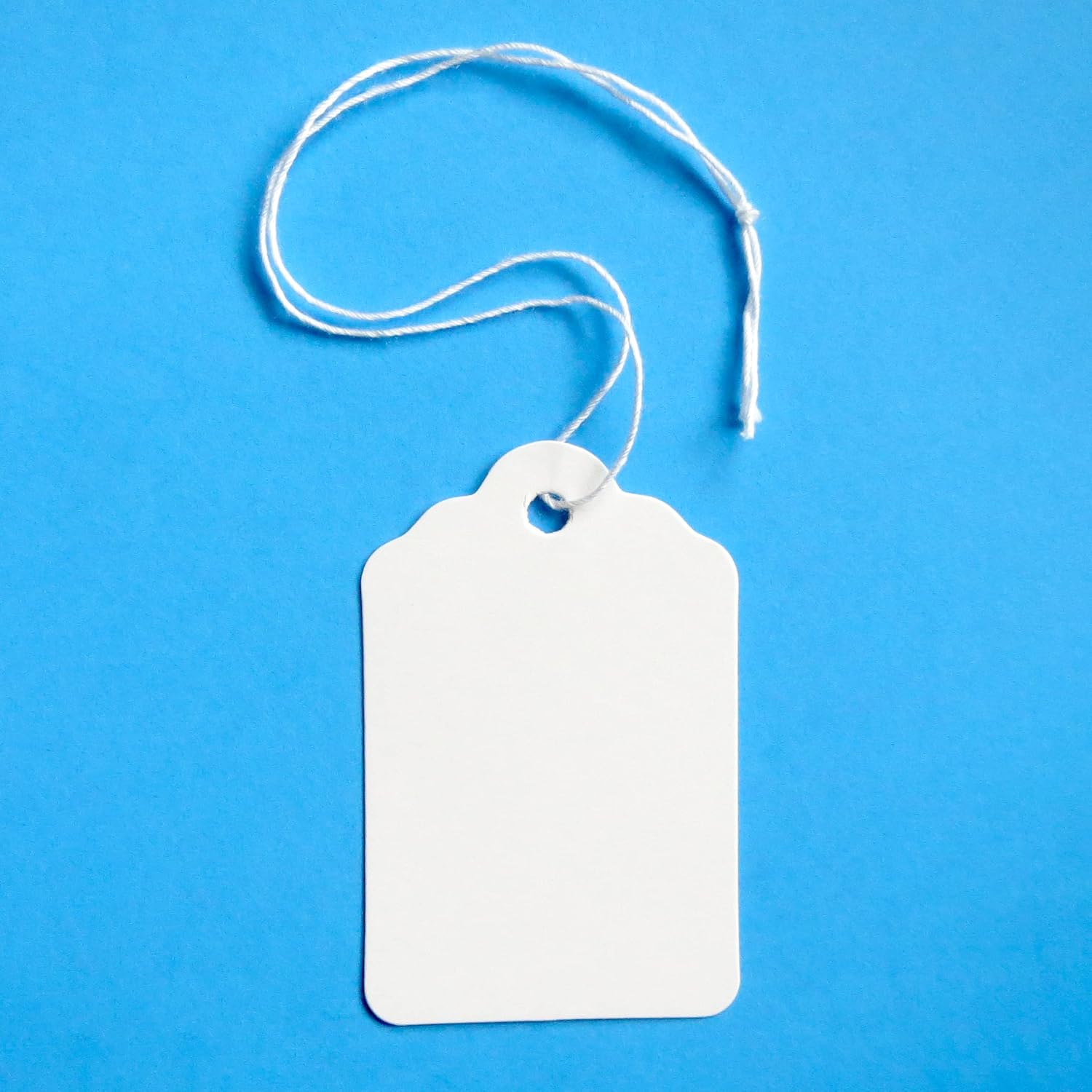 Merchandise Tags with String Attached 2 1/4” x1 7/16