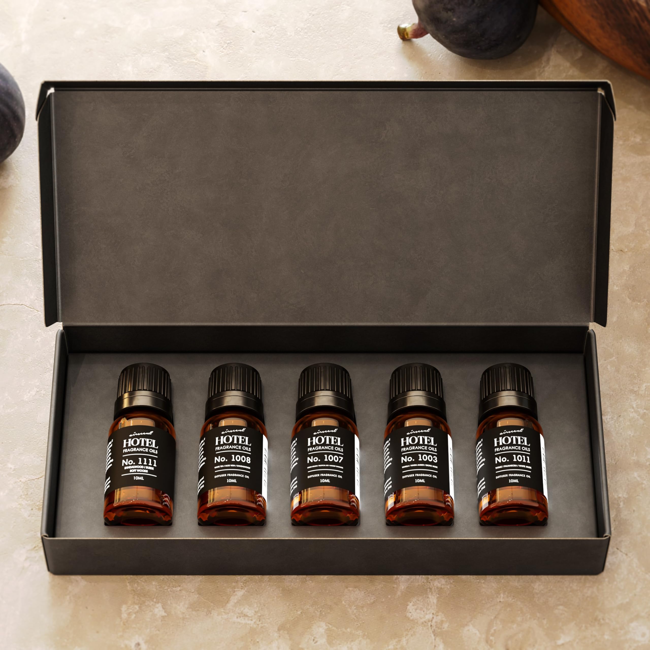 Juego de regalo de aceite difusor de hotel, inspirado en los aromas más populares de hotel de 5 estrellas, 10 ml, juego de aceites aromáticos AirScent, My Way, Westin Hotels, Wynn Las Vegas, Aria