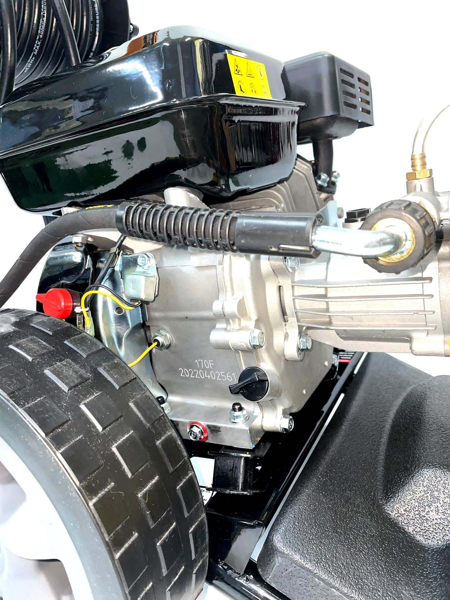 Hidrolimpiadora a Gasolina BRACOG HJH200 Power Series | 7,5 CV, Motor 4 Tiempos 210cc, Presión 207 Bares | Profesional, Silenciosa y Eficiente