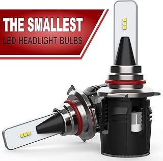 SUTU AUTO - 9006 LED Headlight Bulbs - The Smallest LED Car Headlamp - Extremely Bright 10000 lumens - LED Conversion Kit - 6500K White LED Light - 80W CHIP CSP - Low beam/High beam - w/Canbus/Decoder - coolthings.us