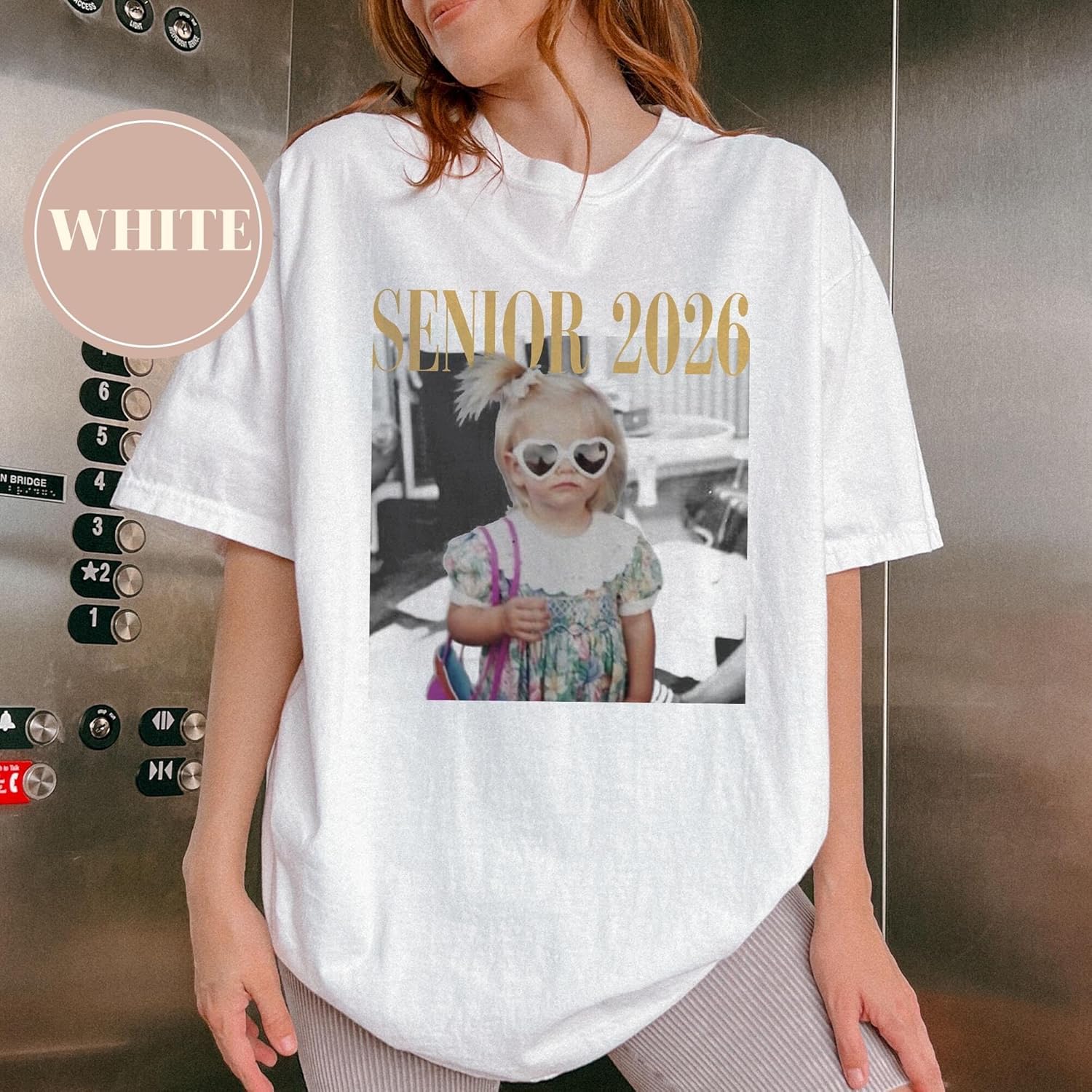 Chillever Custom Senior 2026 Shirt, Personalized Class of 2026 Tshirt, Graduation Gifts, Senior 2027 Back to School Gifts - Image 4