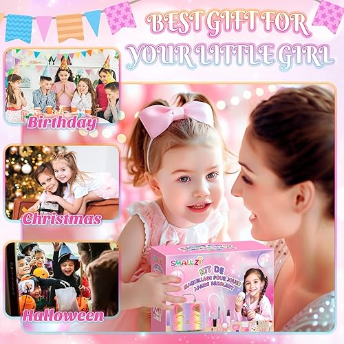 Miniatura 8 de Maquillaje de simulación para niños pequeños, juego de maquillaje de juguete para niños de 3 a 5 años, kit de maquillaje para niños pequeños,