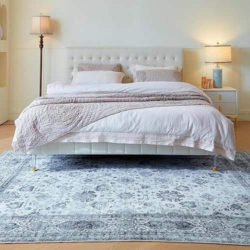 Miniatura 106 de Rugcomf Tapete para puerta interior, 2 x 3, lavable a máquina, tapete antideslizante de pelo bajo, para entrada, cocina, puerta principal, entrada