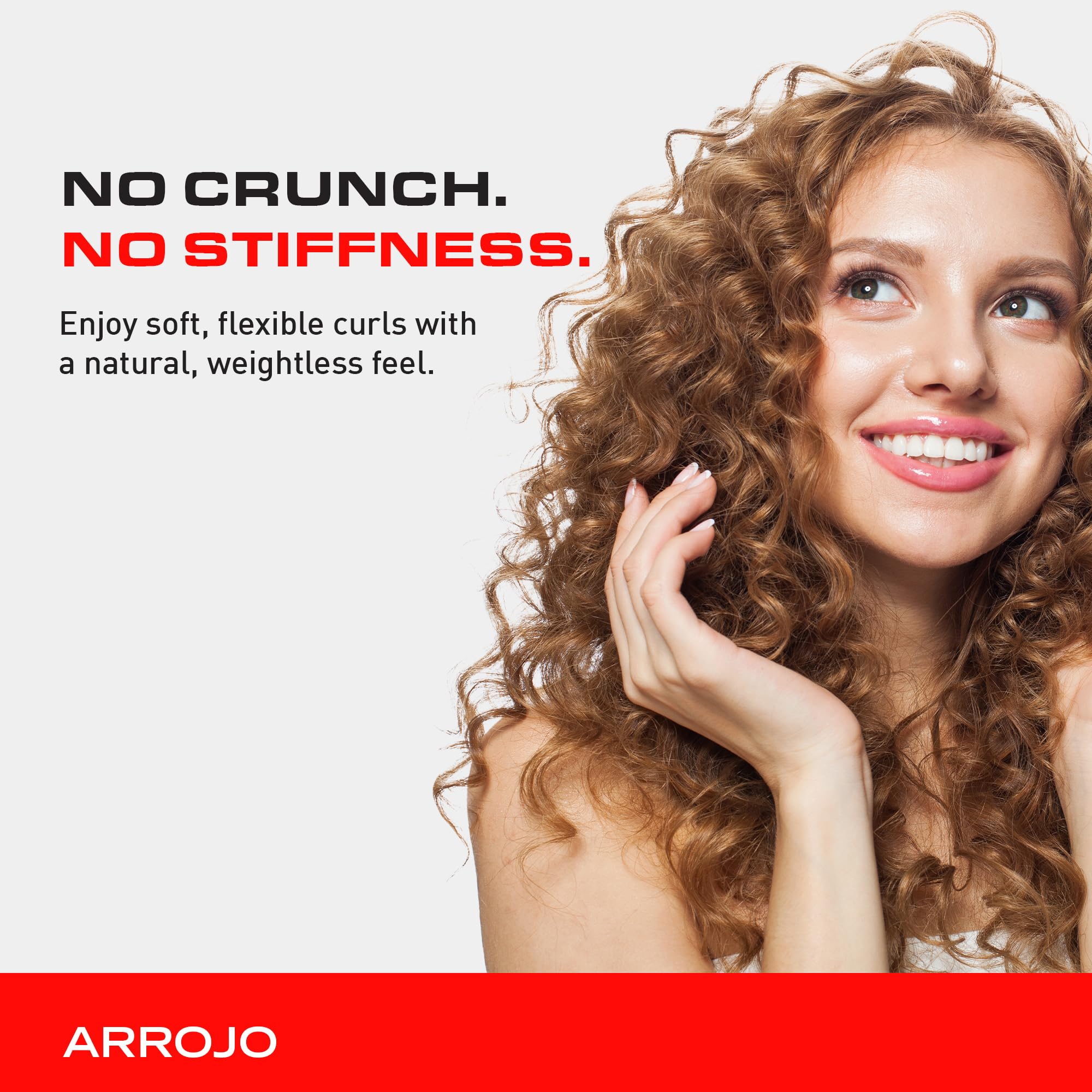 ARROJO Curl Control Curly Hair Gel – Curly Hair Products for Unruly Curls – Sulfate Free Curl Gel w/Vitamin B5 – Hair Gel for Curly Hair to Calm & Control – Anti Frizz Hair Products