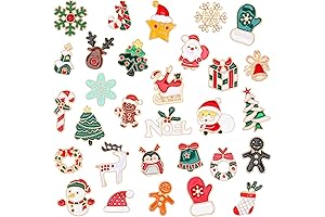 SANNIX 60Pcs Christmas Enamel Lapel Pins, the Perfect Festive Accessory!