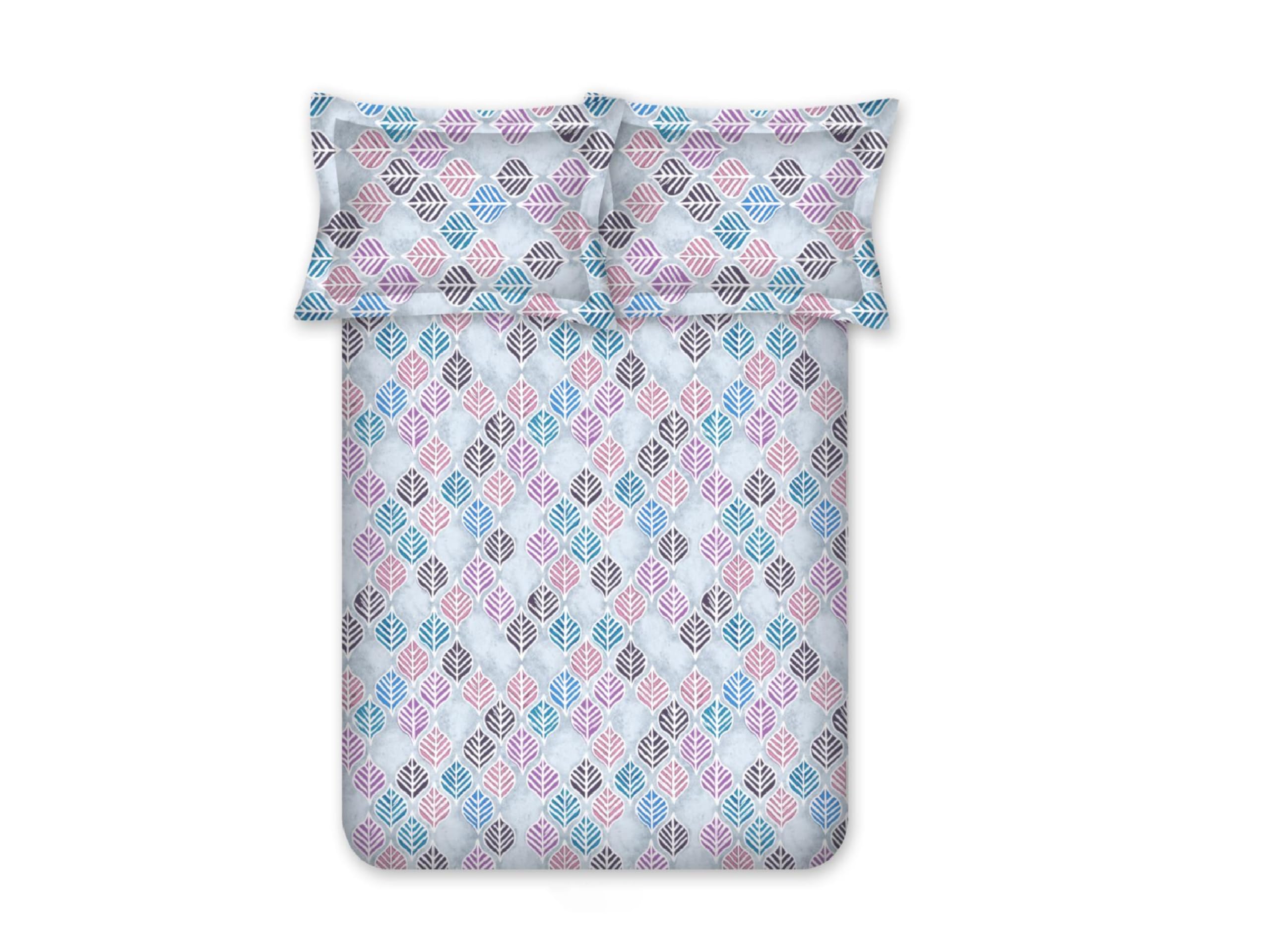 Bombay Dyeing Dream Lover 104 TC Queen Size 100% Pure Cotton Bedsheet with 2 Pillow Cover, Grey | 100% Pure Cotton, 2 Pillow Cover-image-4
