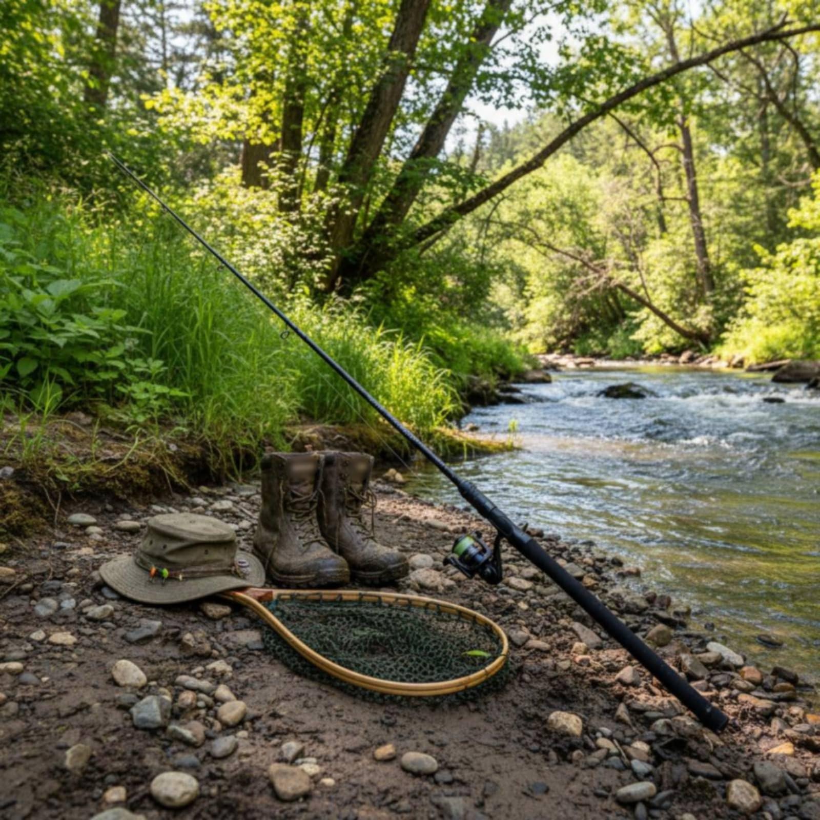 Caña de Pesca Profesional Caña Anzuelo Equipo Caña de Lanzar Material de Fibra de Carbono Mango Ergonómico Adecuada para Pesca en Río Actividades Recreativas Aficionados